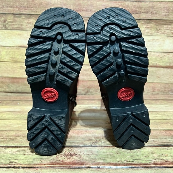 Double H Brown Leather Chuncky Boots - Picture 8 of 10